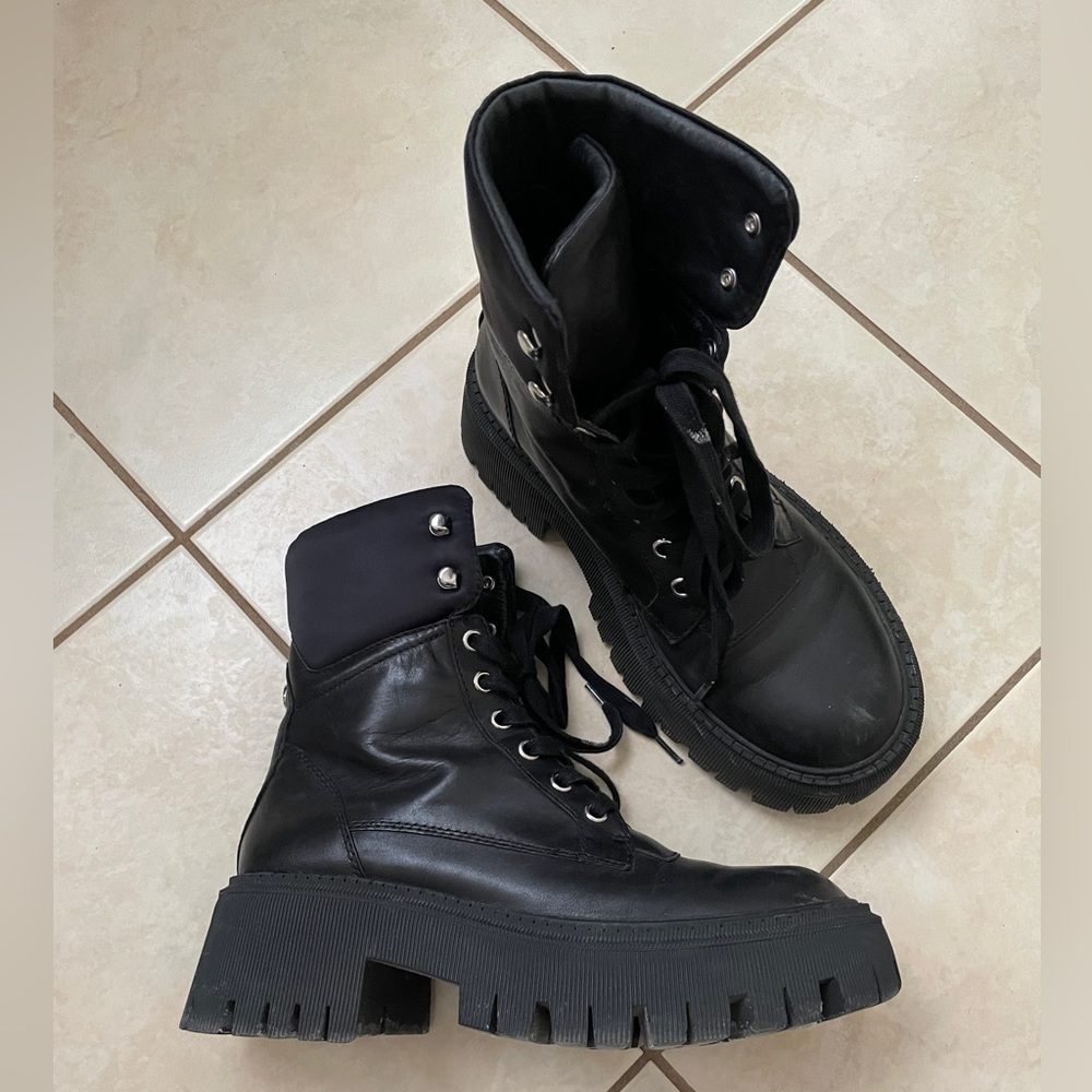 Wishbone Combat Boots